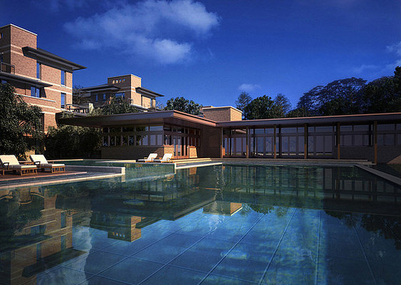 娱乐会所水景效果