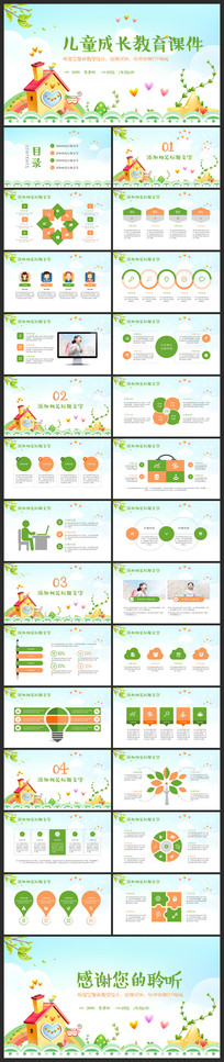 �ɰ���ͨ�׶�԰��ͯ�ɳ������μ��ҳ���PPT