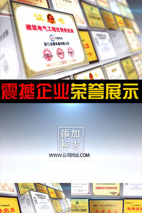 ��ҵ����֤��չʾ��ƵAEģ��