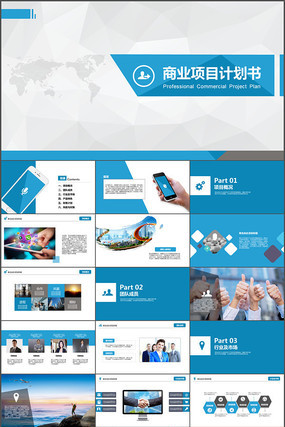 互联网电商项目创业商业计划书ppt