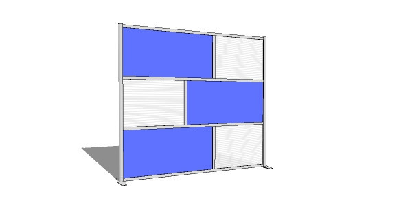 蓝白隔断屏 蓝白隔断屏