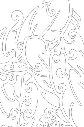 抽象树枝雕刻图案 抽象树枝雕刻图案