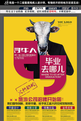 诚聘英才公司招聘宣传海报 诚聘英才公司招聘宣传海报