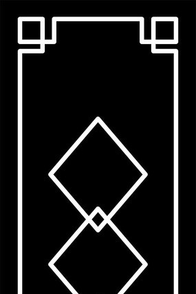 镂空菱形图雕刻图案 镂空菱形图雕刻图案