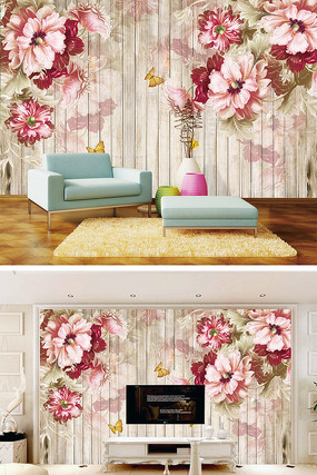 �ֻ滨��ľ����ӱ���ǽ