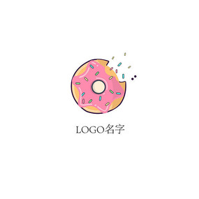 简约大气西点甜品店logo设计