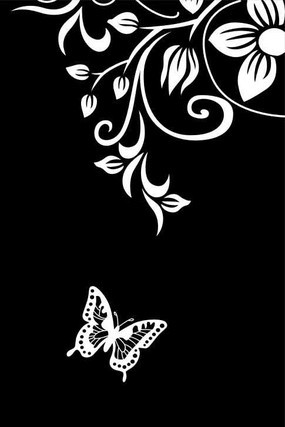 蝴蝶情雕刻图案 蝴蝶情雕刻图案