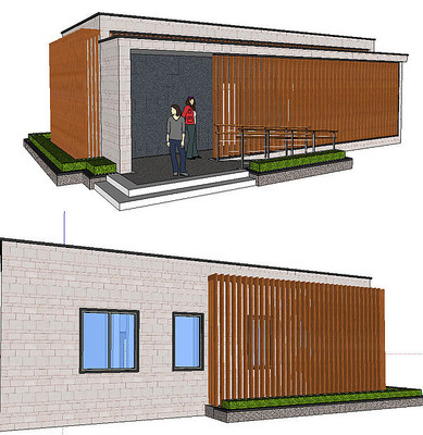 �ִ������佨����ͼ��ʦģ�� skp