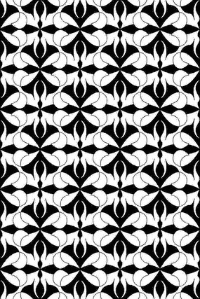 黑白花开雕刻图案 黑白花开雕刻图案