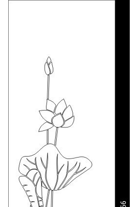 荷花雕刻图案 荷花雕刻图案