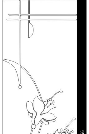 富贵图雕刻图案 富贵图雕刻图案