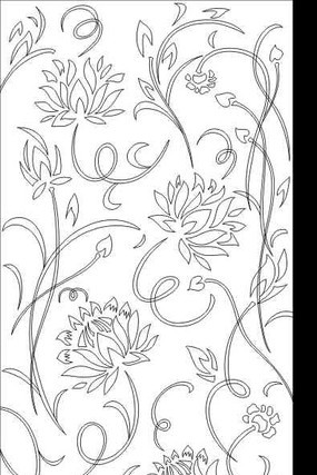 抽象花纹雕刻图案 抽象花纹雕刻图案