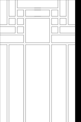 格子线条雕刻图案 格子线条雕刻图案