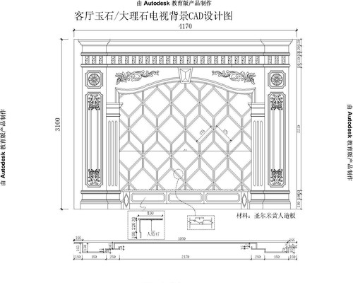 ŷʽ����ʯ���ӱ���CADͼ CAD