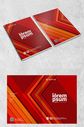 红色高端创意封面设计 红色高端创意封面设计