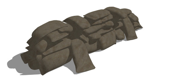 ��ɫɳ������ģ�� skp