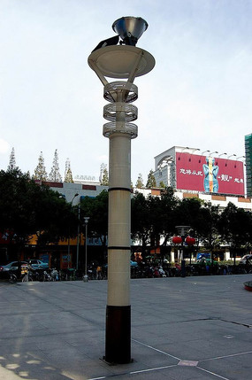 广场玻璃景观灯柱