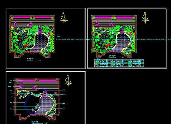 ĳ�ݶ���԰�������ͼ CAD