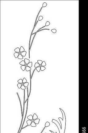 花素雕刻图案 花素雕刻图案