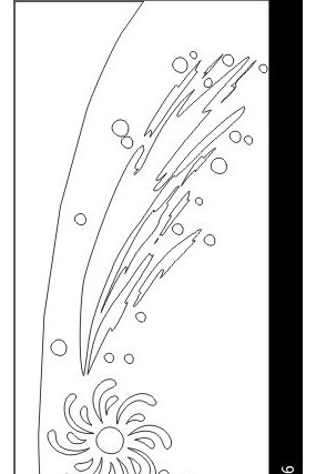 旋花雕刻图案 旋花雕刻图案