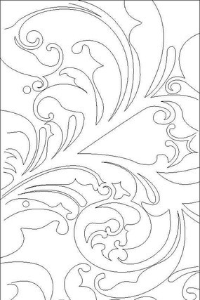 花纹雕刻图案 花纹雕刻图案