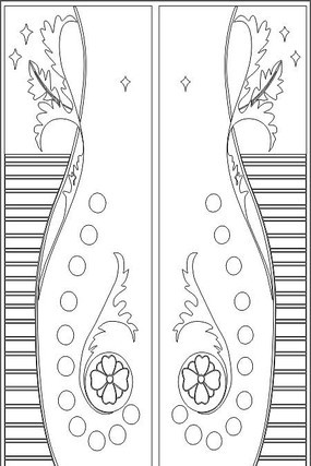 花纹雕刻图案 花纹雕刻图案