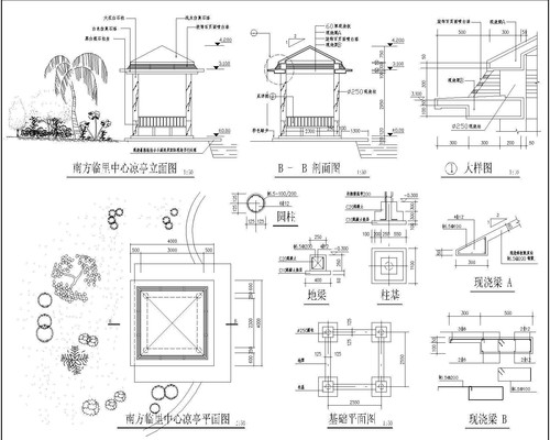 �Ľ���ͤƽ������ͼ dwg