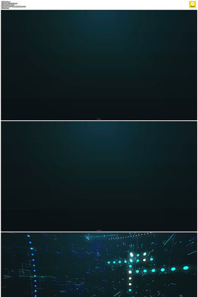 蓝色大数据粒子背景视频 蓝色大数据粒子背景视频