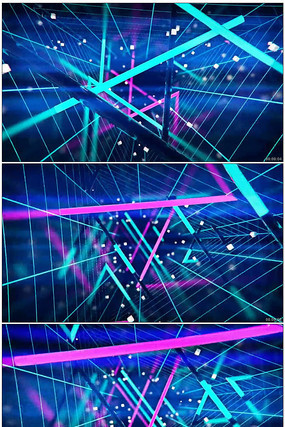 炫酷三维立体空间感晚会素材 炫酷三维立体空间感晚会素材