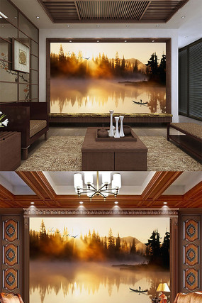 �⾳ˮīɽˮװ�λ����ӱ���ǽ