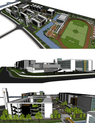 中学学校su模型 中学学校su模型
