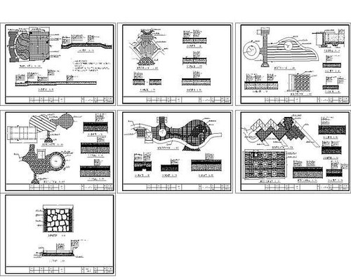 道路广场铺装设计集合 道路广场铺装设计集合