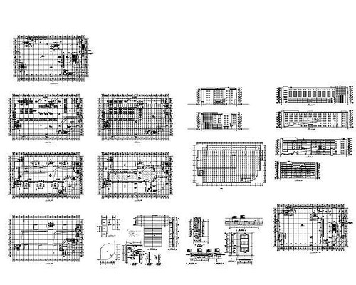 商业大厦建筑施工图