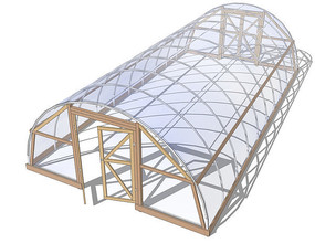 玻璃温室su覆膜温室大棚su双开门su大棚温室室内园林温室su生产温室