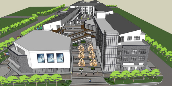 ��ʽ�ŵ佨�� skp