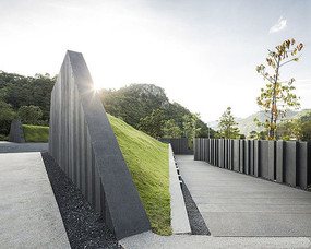 现代简约挡土墙