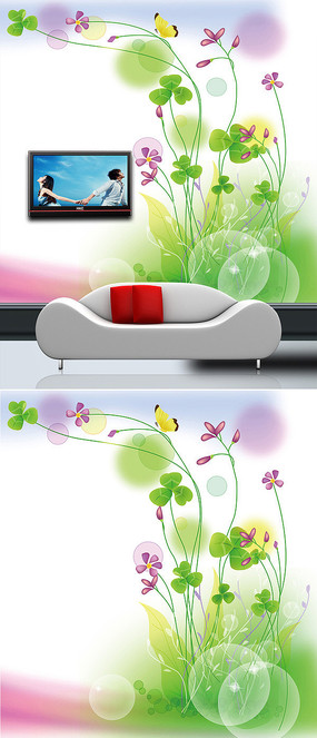 ��Ҷ�ݻ��䱳��ǽ