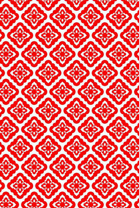 传统红花图案 传统红花图案