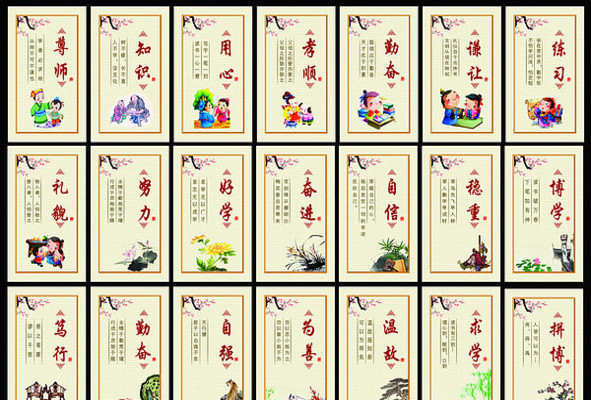 校园文化展板 校园文化展板