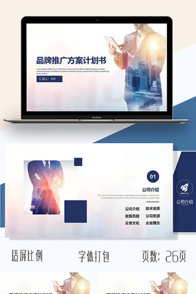 公司介绍项目计划书PPT