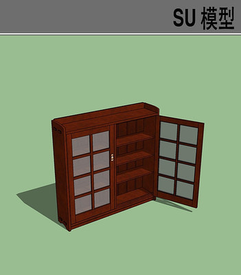 SU红木柜子 SU红木柜子