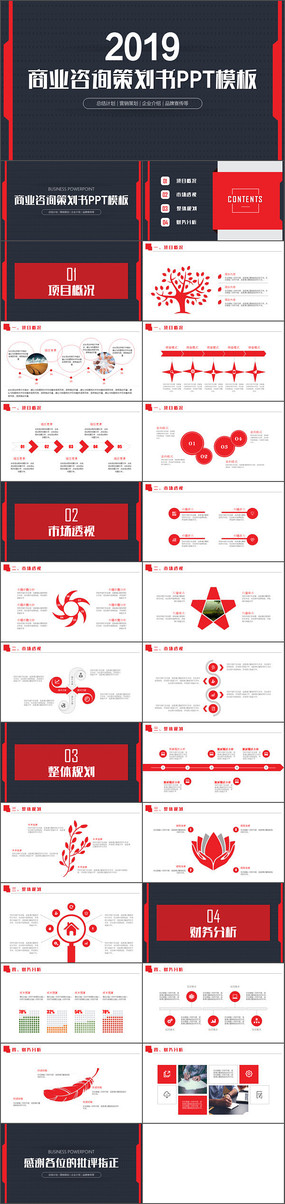 ��ҵ��ѯ�߻���pptģ��