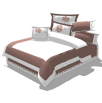 素雅的床模型 素雅的床模型