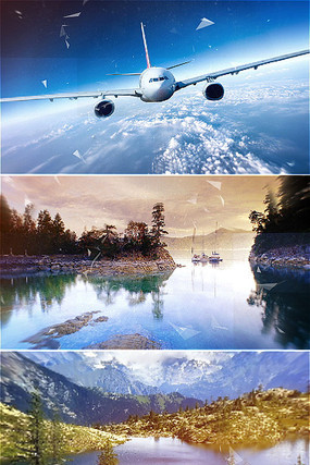 大气视差图文展示ae模板 大气视差图文展示ae模板