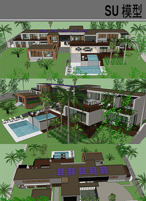 度假别墅SU 度假别墅SU