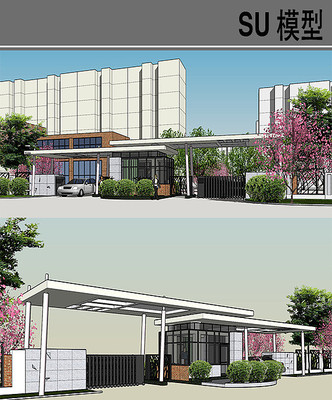 小区入口大门 小区入口大门