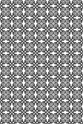 美智花纹雕刻图案 美智花纹雕刻图案