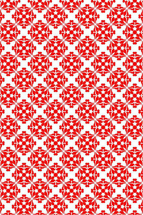 红花联纹理雕刻图案 红花联纹理雕刻图案