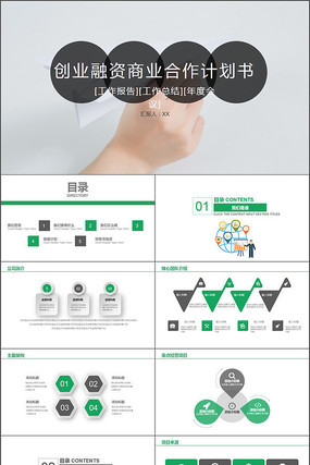 ��ҵ������ҵ�����ƻ���PPT