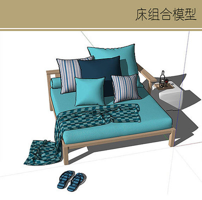 休闲床模型 休闲床模型